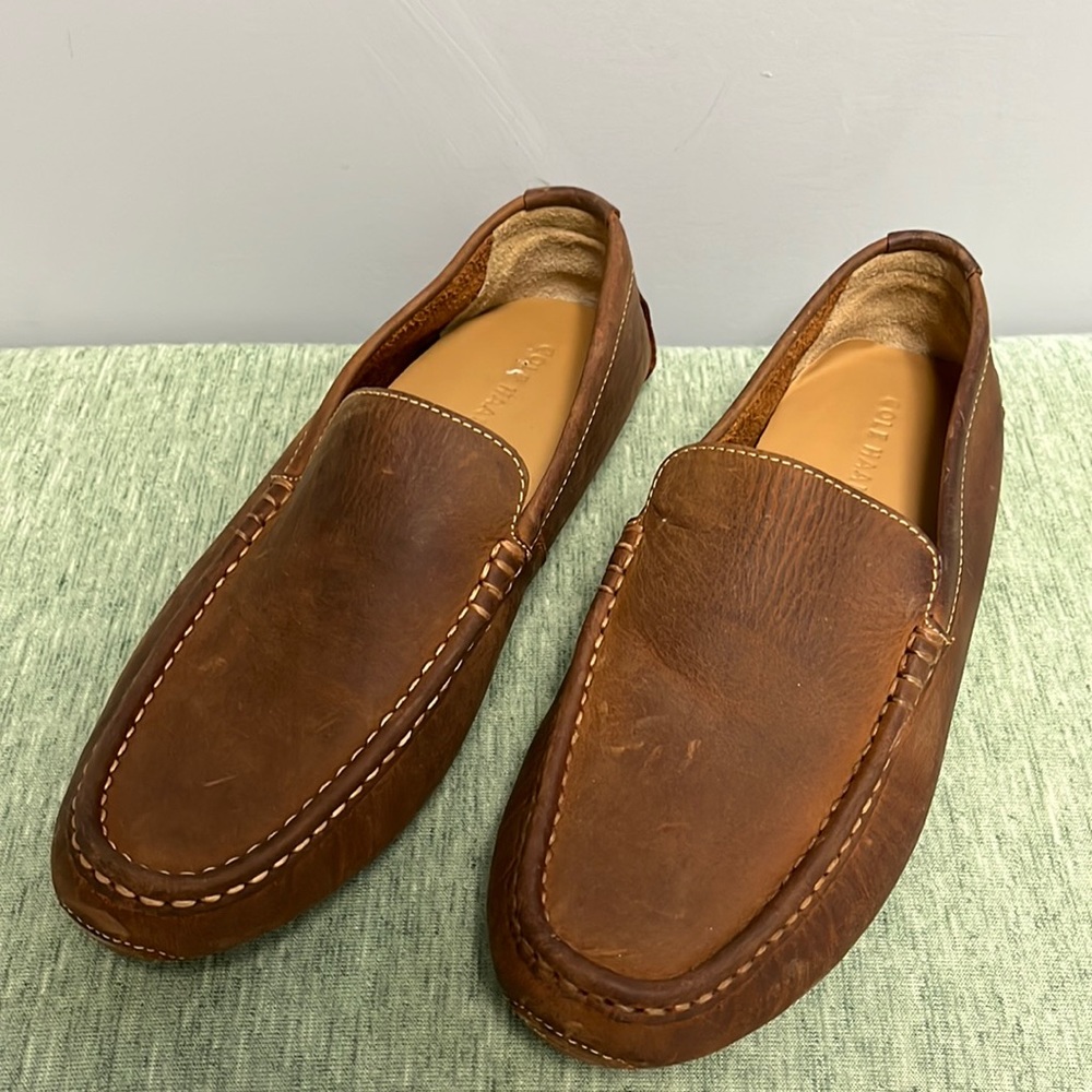 Cole Haan Brown Leather Loafers Size 9.5 Medium